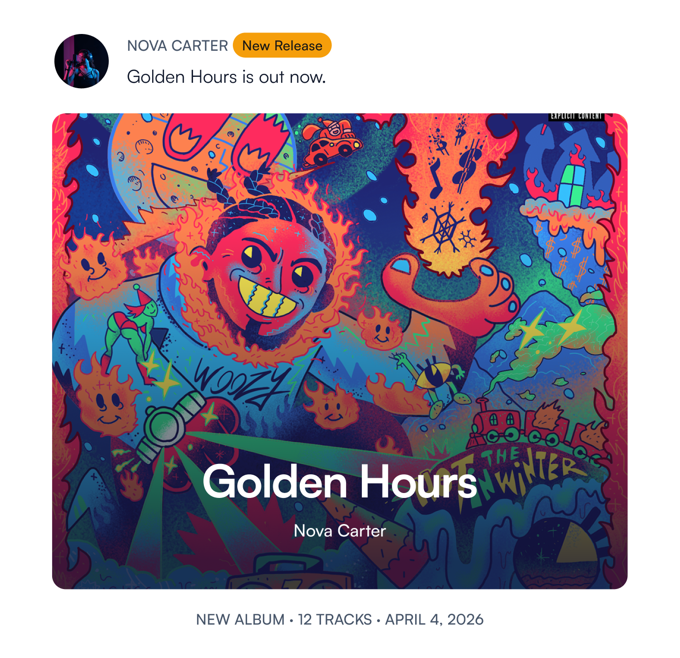 New release notification