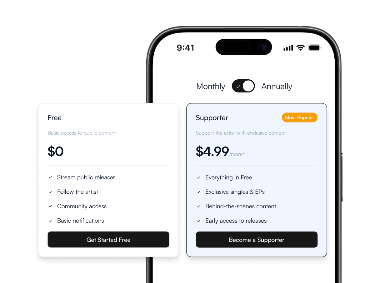 Pricing tiers preview